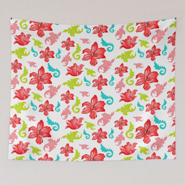 Item preview, Dancing florals designed and sold by Sandra Brezina.