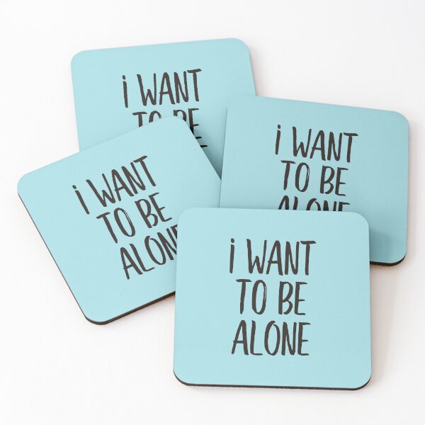 Item preview, I want to be alone (black) designed and sold by didijuca.