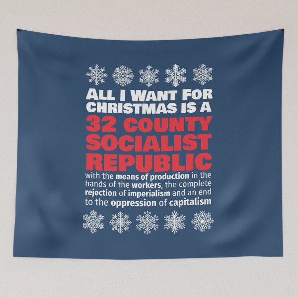 Item preview, United Ireland 32 county socialist republic Christmas shirt designed and sold by StowShirts.