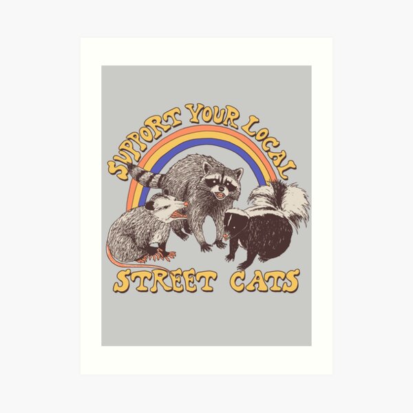 Street Cats Art Print
