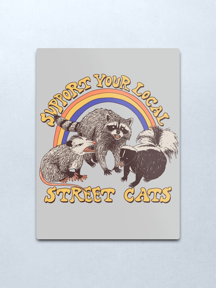 Alternate view of Street Cats Metal Print