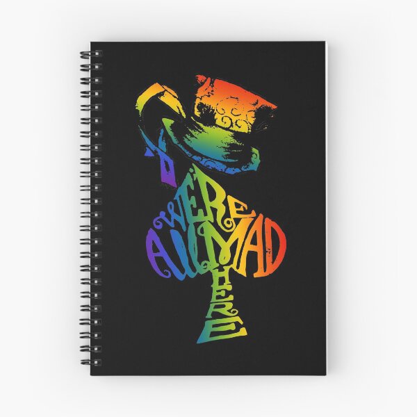 Item preview, Alice in Wonderland  | Were All Mad Here | Mad Hatter | LGBT Rainbow designed and sold by KoolMoDee.