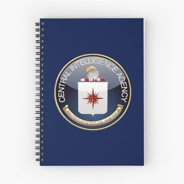 Item preview, Central Intelligence Agency - CIA Emblem 3D on Blue Velvet designed and sold by Serge Averbukh Art Studio.