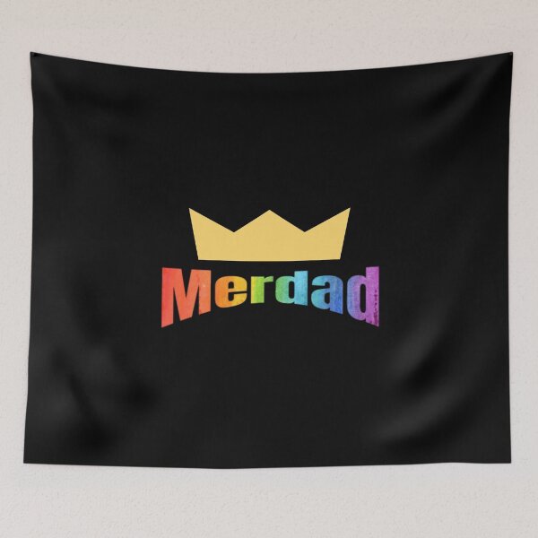 Item preview, MerDad I Am The Proud Father Of A Mermaid Dad T Shirt Father rainbow 2 designed and sold by we1000.