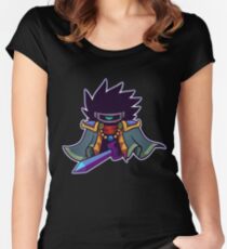 Schwertkämpfer der dunklen Materie 2 Tailliertes Rundhals-Shirt