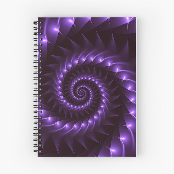 Item preview, Purple Spiral Fractal  designed and sold by Kitty Bitty.