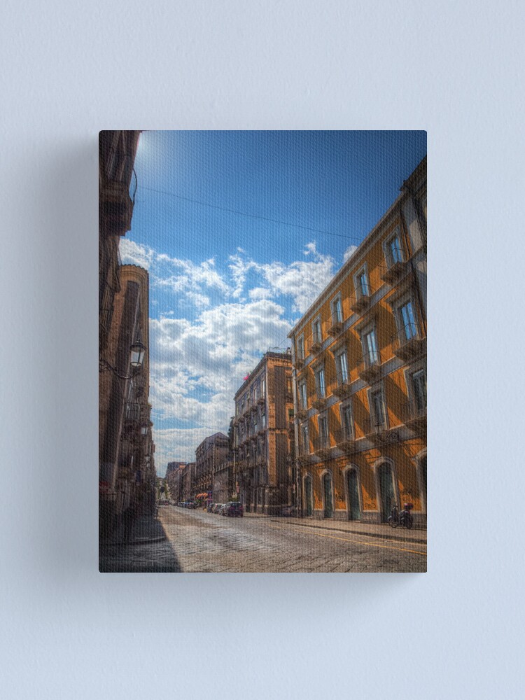 Alternate view of Via di Sangiuliano, Catania Canvas Print
