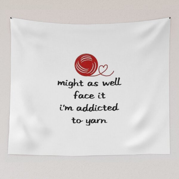 Item preview, Addicted to Yarn! designed and sold by DoodleDashCollective.