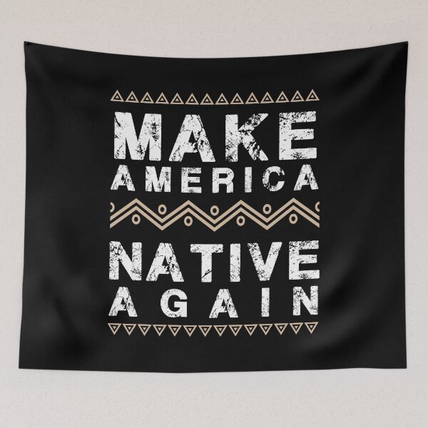 Item preview, Make America Native Again print Support American Indians designed and sold by D-C-Designs.