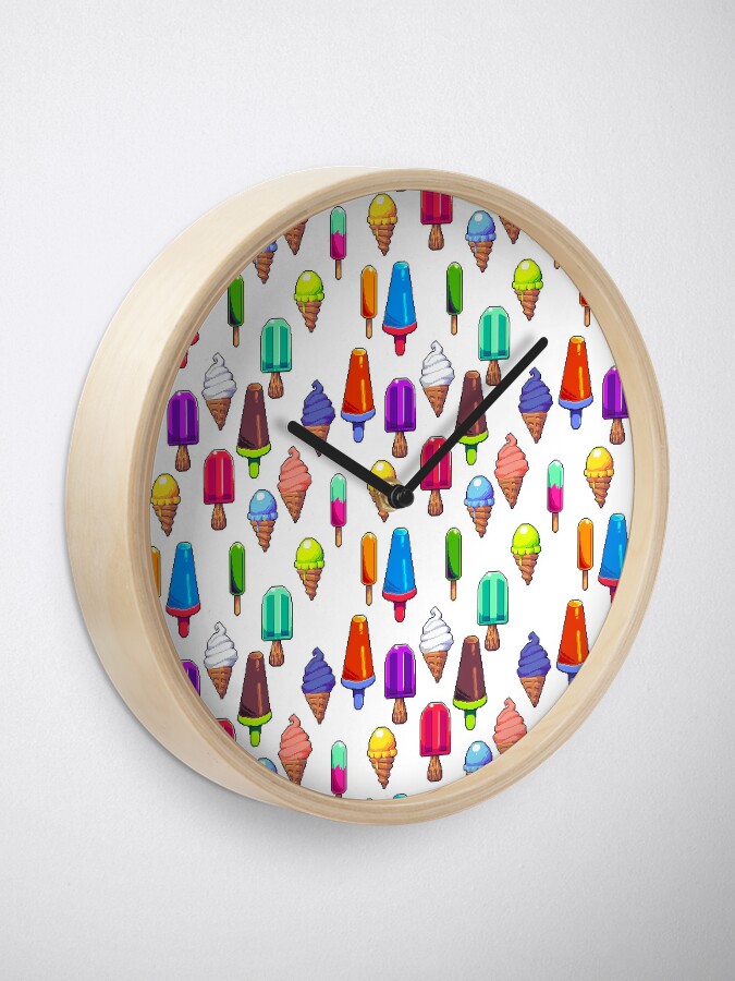 Alternate view of Popsicles! Clock