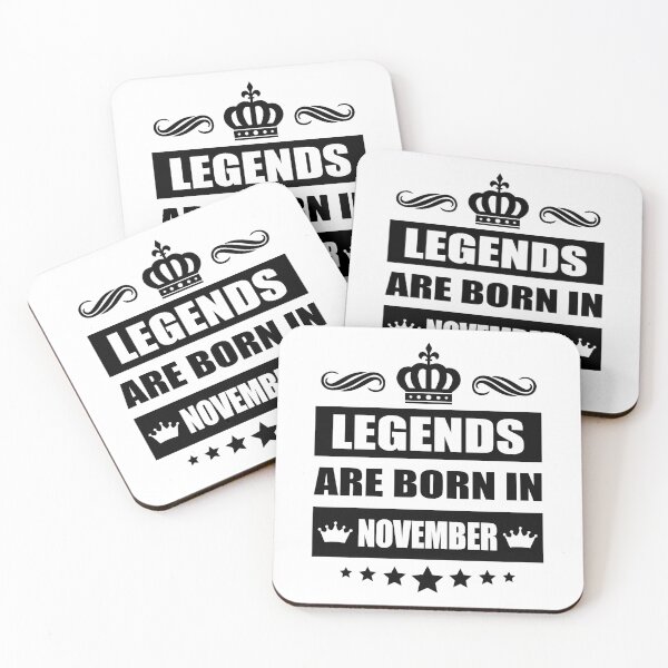 Item preview, Legends Are born In November designed and sold by TheArtism.