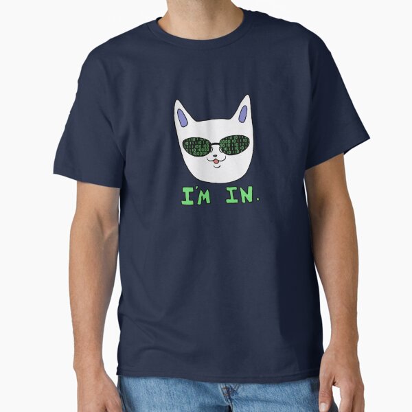 Item preview, Hacker Cat designed and sold by bluethebone.