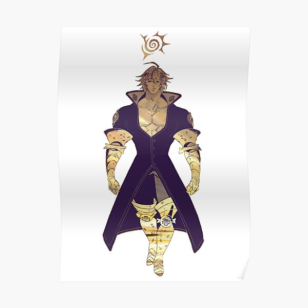 Estarossa Posters Redbubble - escanor suit t roblox