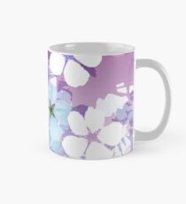 Mandelblüten grafisches Veilchen Tasse (Standard)
