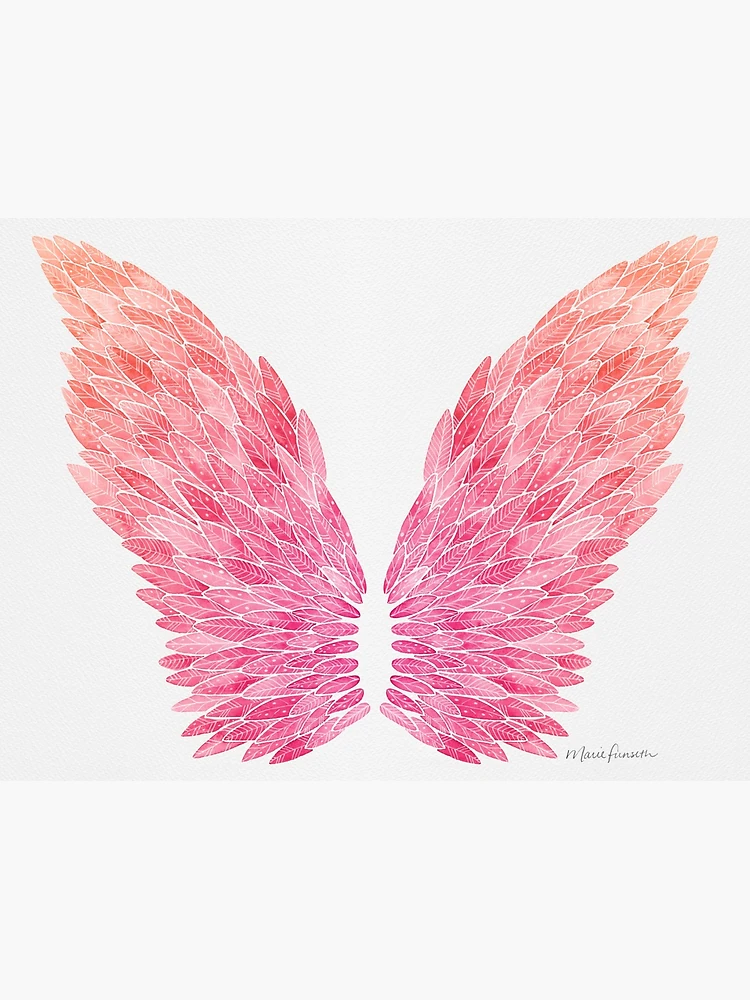 Rustic pink angel wings – The Vintage Artistry