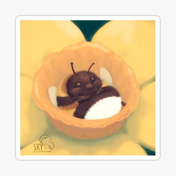 Item preview, Nap time for this Bumble Bee designed and sold by S.K.Y. van der Wel.