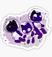 He Left His Family Behind Sticker