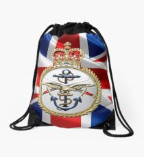 British Armed Forces Emblem 3D Drawstring Bag