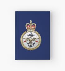 British Armed Forces Emblem 3D Hardcover Journal