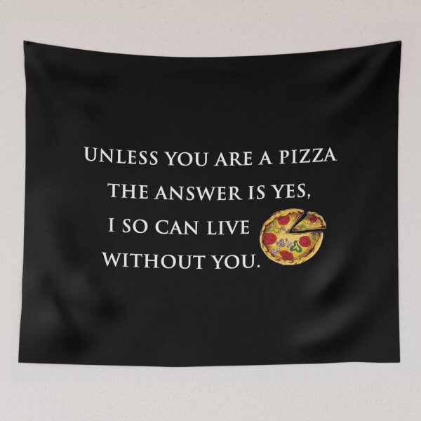 Item preview, Pizza Lover Humor sarcastic nerdy geeky funny print designed and sold by BubblynBloom.