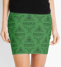 Browncoats forever, Firefly Pattern in Green Mini Skirt