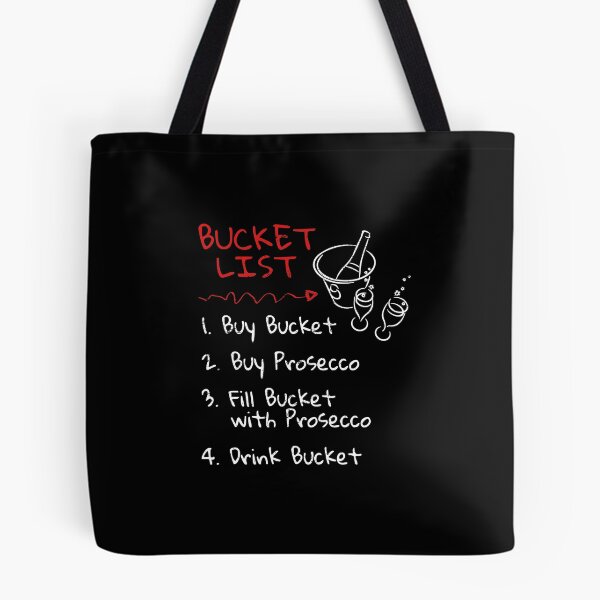 Item preview, Funny Prosecco Bucket List Drinking graphic designed and sold by blive.