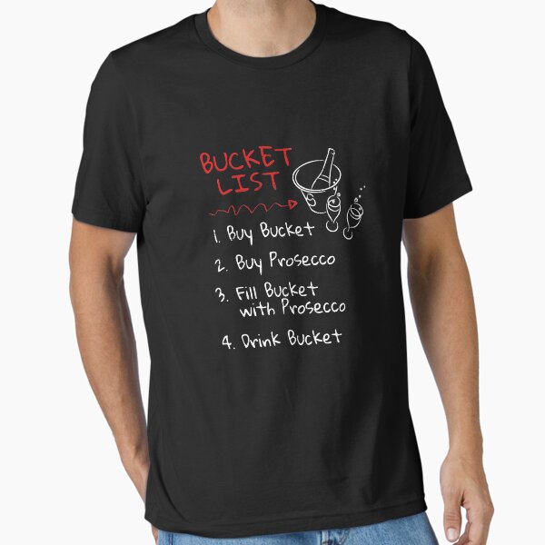 Item preview, Funny Prosecco Bucket List Drinking graphic designed and sold by blive.