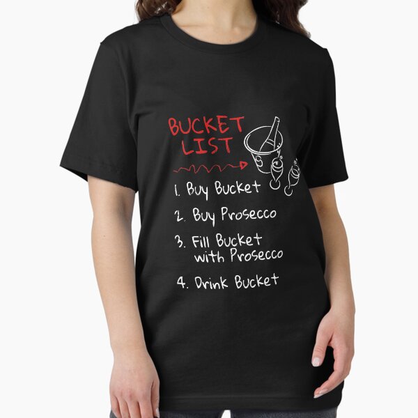 Item preview, Funny Prosecco Bucket List Drinking graphic designed and sold by blive.