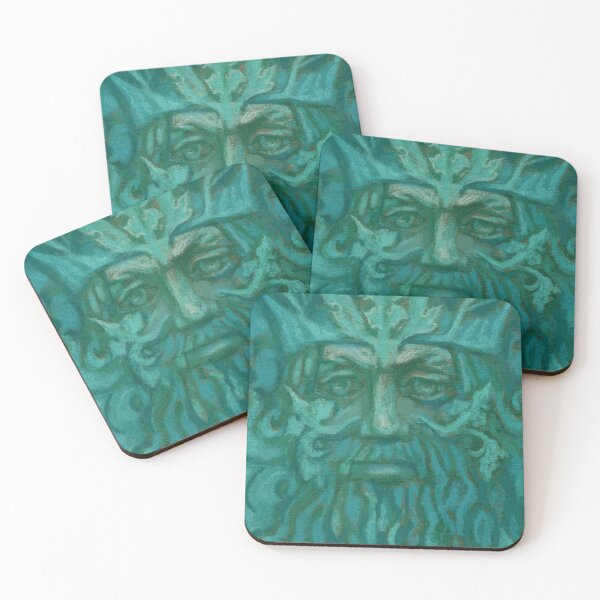 Item preview, Green Man, Forest King Celtic Folklore Spirit of Nature designed and sold by Julia Khoroshikh.