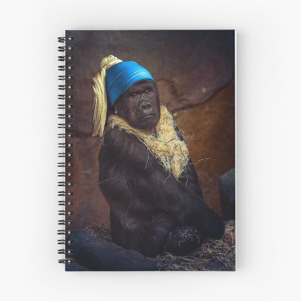 Item preview, The Gorilla with the Pearl Earring designed and sold by Second Crop Creative.