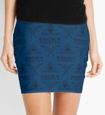 Browncoats forever, Firefly Pattern in Blue Mini Skirt