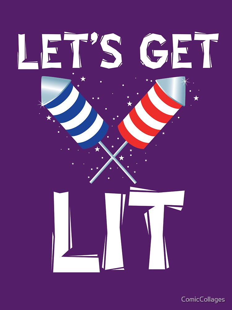 Disover Let's Get Lit Fireworks Classic T-Shirt