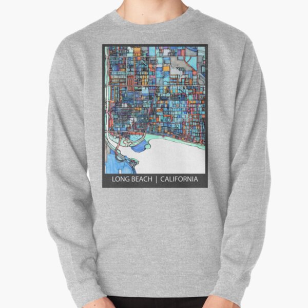 Long Beach, CA Pullover Sweatshirt