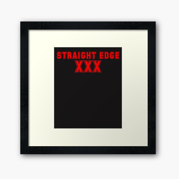Item preview, Straight Edge XXX designed and sold by HiddenStar02.