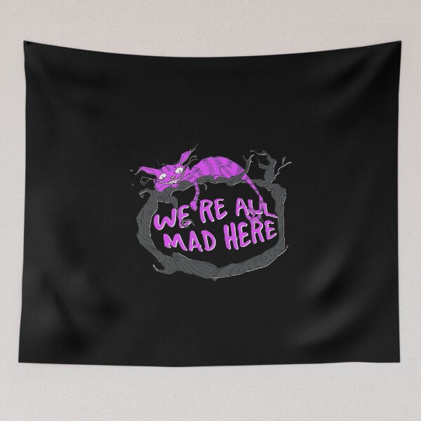 Item preview, We're All Mad Here Solo Cat designed and sold by KoolMoDee.