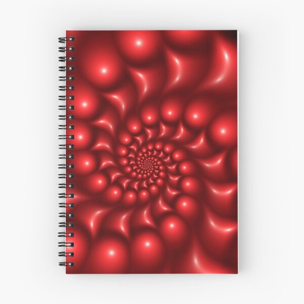 Item preview, Red Fractal Spiral designed and sold by Kitty Bitty.