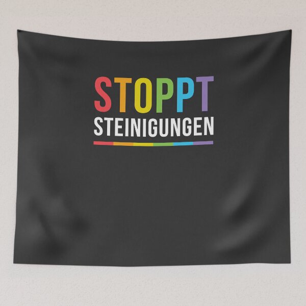 Item preview, Stoppt Steinigung Brunei - LGBTQ Lesben Schwule Transen designed and sold by deichmonster.