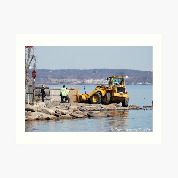 Men at Work Art Print