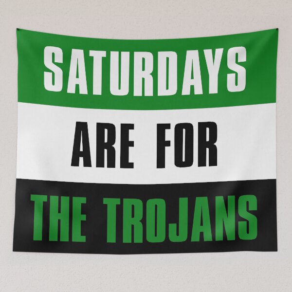 Item preview, Saturdays are for The Trojans, University of Mount Olive designed and sold by elhefe.
