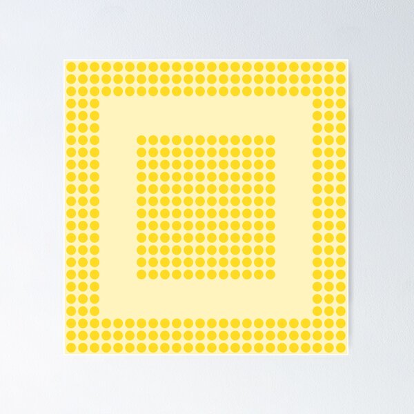 Item preview, Dots, Squared. Cheerful Geometrical Miniature Dots Pattern. Minimalist. Monochromatic. Sunny.  designed and sold by kierkegaard.