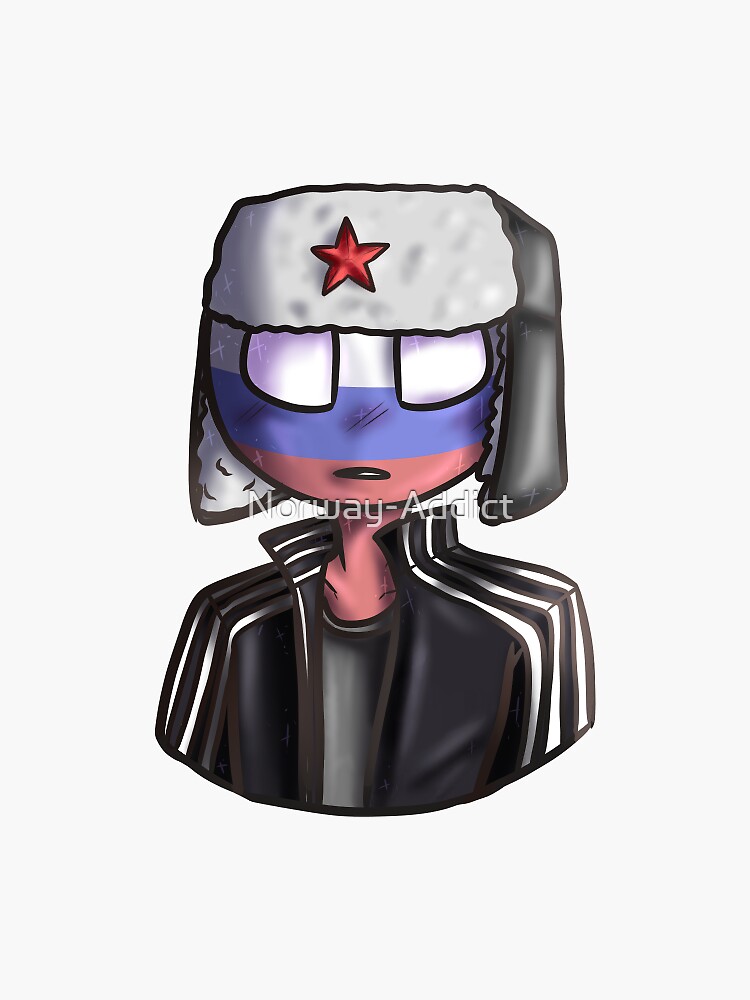 Russia Boy (no background) - CountryHumans | Sticker