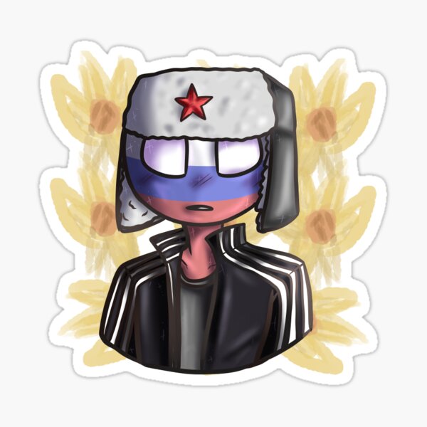 Country Humans Cute Sticker