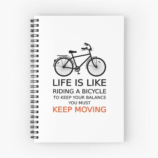 Item preview, life is like riding a bicycle, text design, word art designed and sold by beakraus.