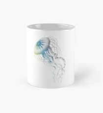 bunte Qualle, Seeleben, Zeichnung, Illustration Tasse