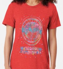 Tooth chart, human teeth Tri-blend T-Shirt