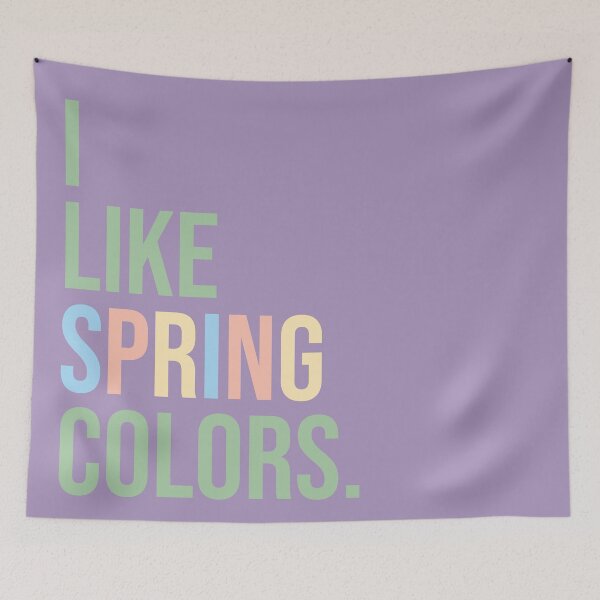 Item preview, I Like Spring Colors designed and sold by Julia DeVincentis.