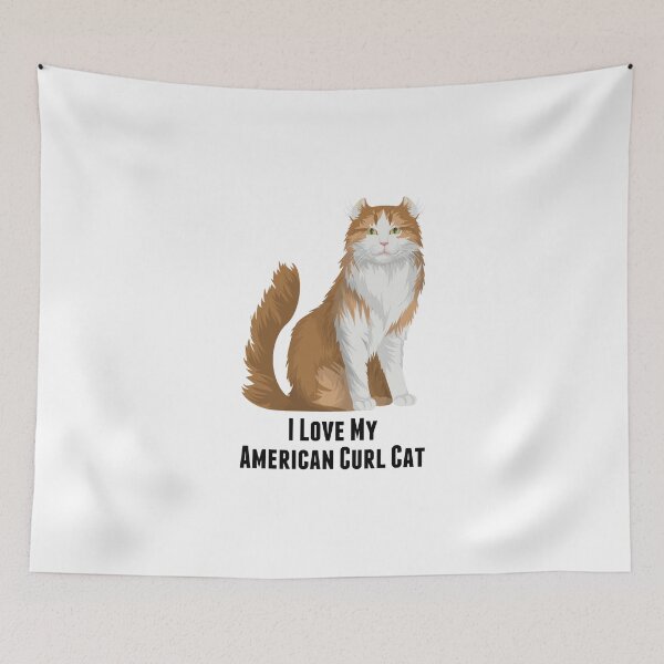 Item preview, I Love American Curl Cats designed and sold by rodie9cooper6.