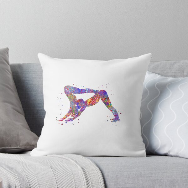 Aperçu de l'œuvre Acro yoga, couple de yoga acro créée et vendue par Rosaliartbook.