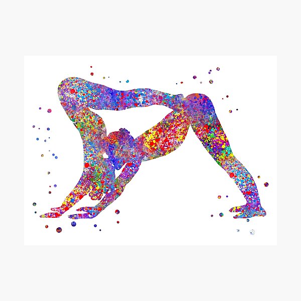 Item preview, Acro yoga, acro yoga couple designed and sold by Rosaliartbook.