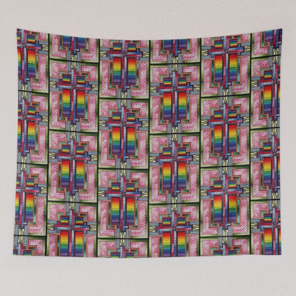 Item preview, Abstract Cross Needlepoint designed and sold by WildestArt.